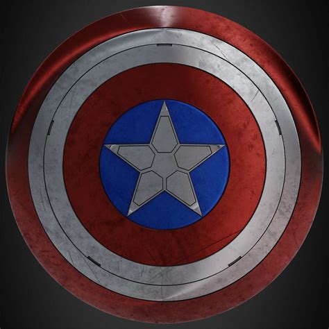 Stl File Captain America Vibranium Shield For Cosplay・3d Printable