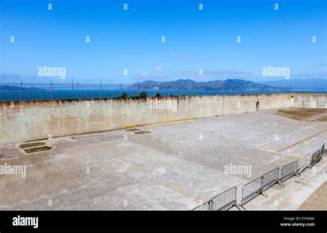 The Recreation Yard In Alcatraz San Francisco Usa Stock Photo Alamy
