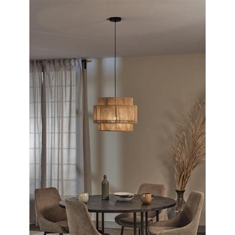 Lampen Westwing Collection Hanglamp Cecillia Van Jute Huiselijkleven