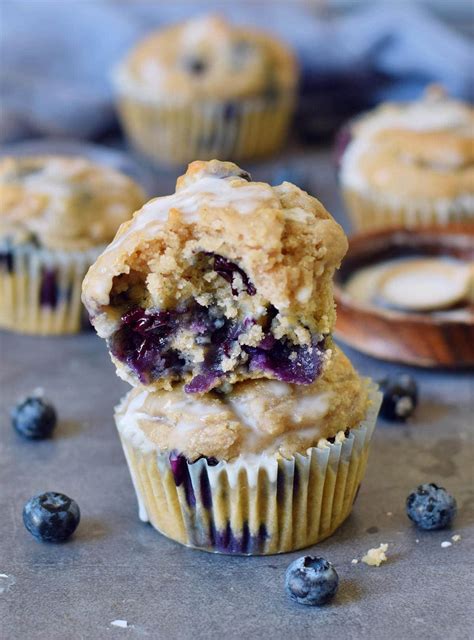 Vegane Blaubeermuffins Ohne Zucker Einfaches Rezept Elavegan