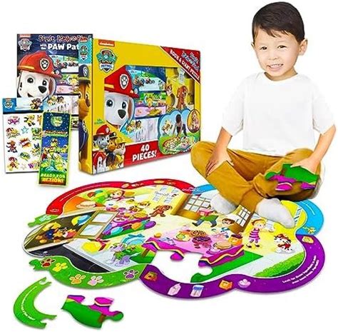 Paw Patrol Puzzle Set – 3 Pc Bundle With Paw Patrol Floor Puzzle, Paw ...