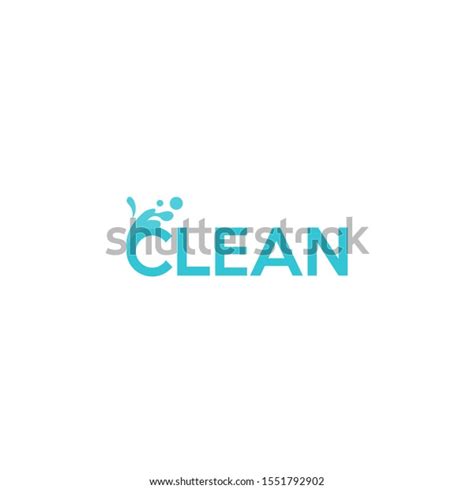 Clean Water Logo Design Stock Stock Illustration 1551792902