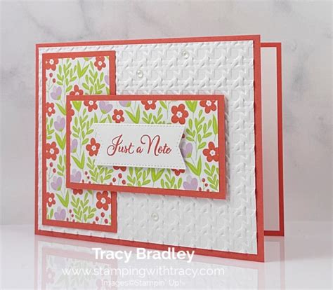 Stampin Up Butterfly Kisses Designer Series Paper Stamping With Tracy