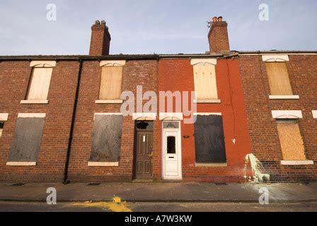 Derelict Houses Doncaster UK Stock Photo - Alamy