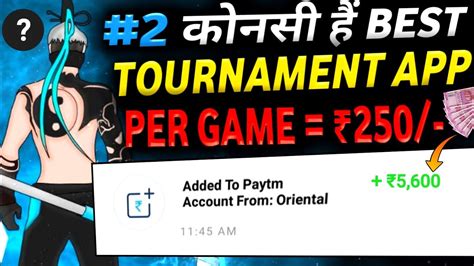 Free Fire Se Paise Kaise Kamaye Best Tournament App No Entry Fees