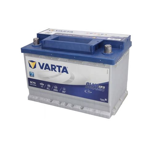 Akumulator VARTA EFB 70Ah 760A P+ - ERLI.pl