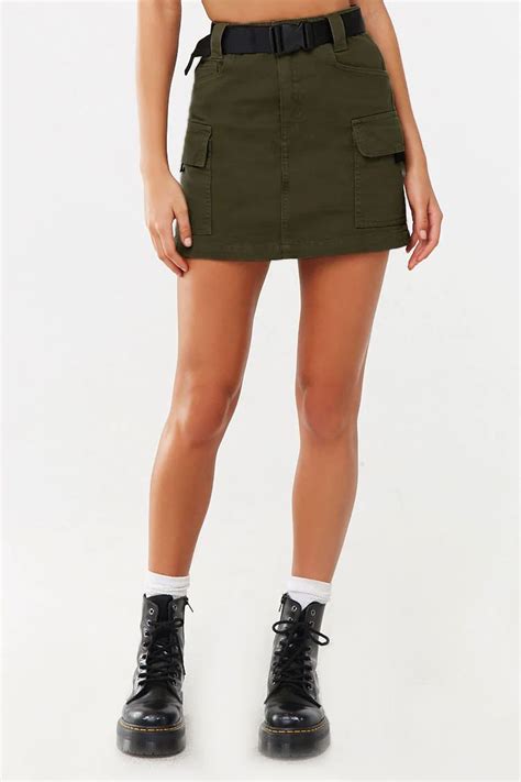 Denim Cargo Skirt Forever 21 Cargo Skirt Cute Skirt Outfits Demin