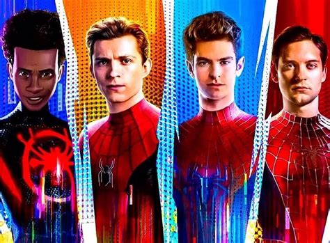 Tobey Maguire Andrew Gafield Y Tom Holland En El Tráiler De Spider Man