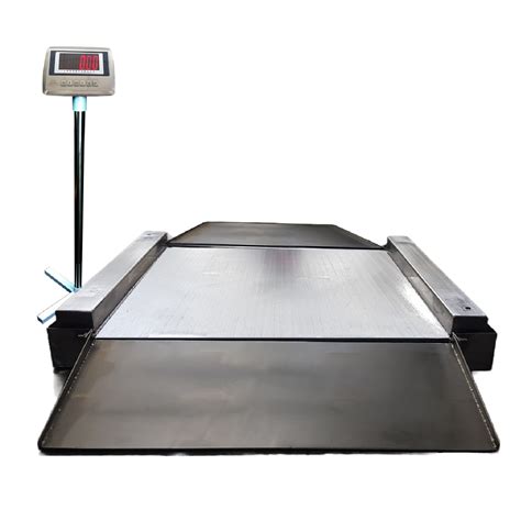 Shark Ultra Low Profile Platform With Ramp Floor Weighing Scale Fully