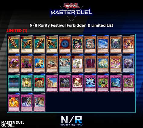 Yu Gi Oh Master Duel Guide On Twitter Nr Rarity Festival Konami