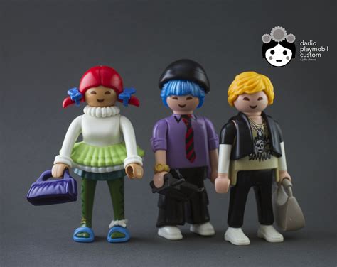 Harajuku Boys And Girl Playmobil Custom Playmobil Juguetes Niños