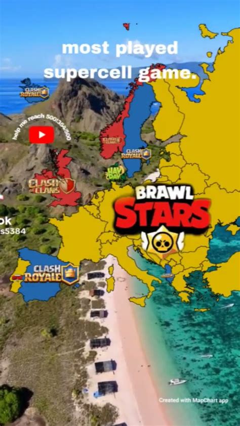 Most Played Supercell Game In Each European Country Geography Mapping