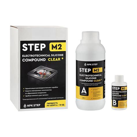 Компаунд силиконовый НПК СТЭП прозрачный для распределительных коробок ...