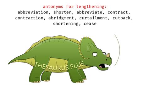 lengthening antonyms full list   words  lengthening
