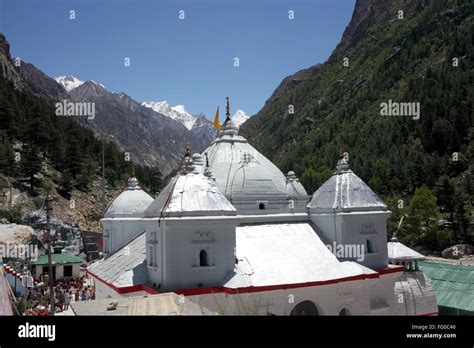 Ganga Temple Gangotri Uttarakhand India Asia Stock Photo Alamy