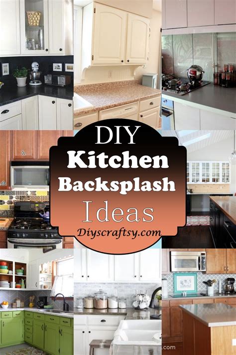 23 DIY Kitchen Backsplash Ideas That Are Inexpensive - DIYsCraftsy