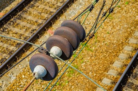 Premium Photo Electrical Insulators On Wires