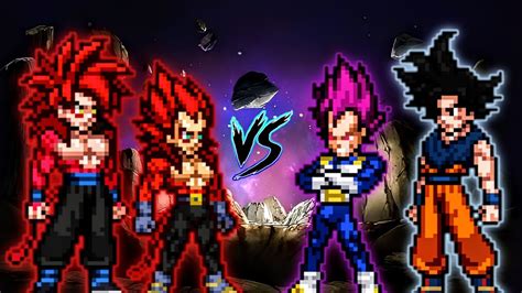 Fusion Gogeta Ssj4 Op Goku Ssj4 And Vegeta Ssj4 New Vs Vegeta Dbs Op