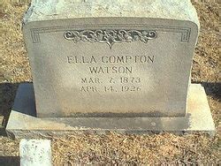 Ella Compton Watson 1873 1926 Mémorial Find a Grave