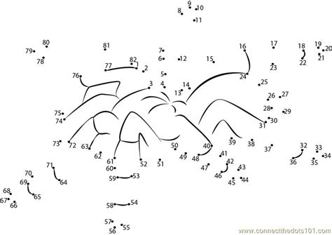 spider dot  dot printable worksheet connect  dots