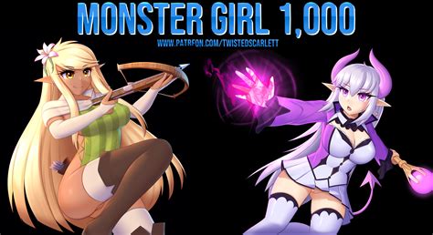 Rule 34 Color Colored Elizabeth Monster Girl 1000 Monster Girl