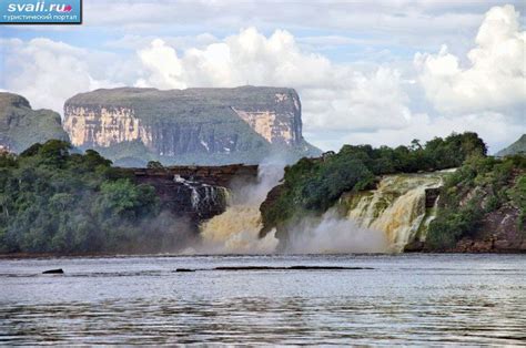 Лагуна Канайма (Canaima Lagoon), Национальный парк Канайма, Венесуэла ...