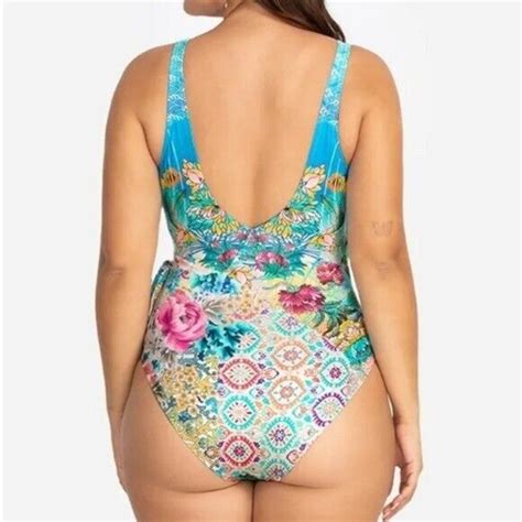 Johnny Was Swim Johnny Was Mixi One Piece Swimsuit Floral Tropical