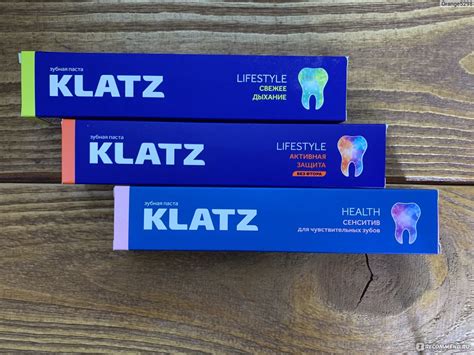 Зубная паста Klatz Lifestyle свежее дыхание - «Свежее дыхание облегчает ...