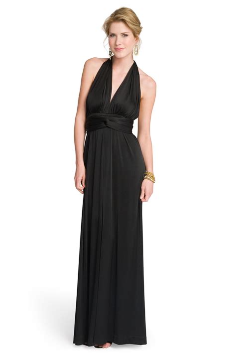 Classic Jet Halter Gown By Halston Heritage For 80 Rent The Runway