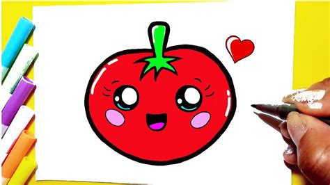 C Mo Dibujar Tomate Kawaii Como Desenhar Tomate Kawaii Paso A Paso