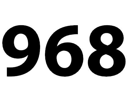 Zahl 968