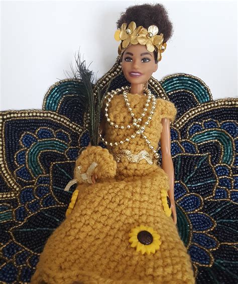 Oshun Doll Ochun Inch Doll Muneca De Oshun Etsy