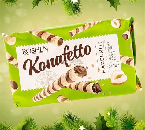 Roshen Konafetto Crispy Wafer Rolls W Cocoa Cream Ubuy India