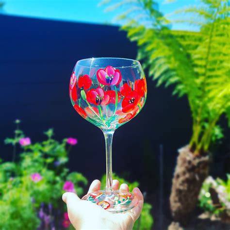 Home Lynsey Johnstone Hand Painted Gin Glasses And Artwork