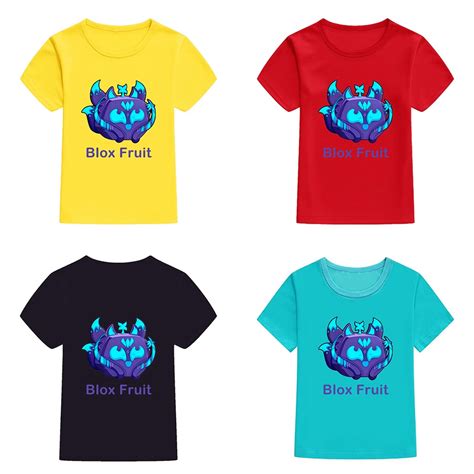 Dingyuan Kitsune Fruit Blox Fruit Childrens T Shirt Tshirt Casual