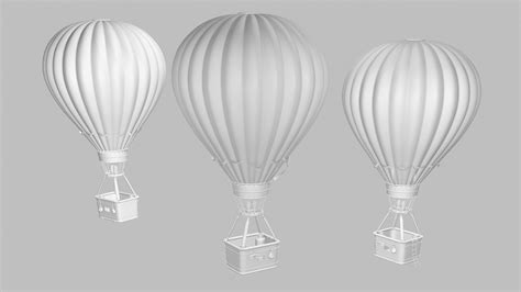 Cinematic Classic Hot Hair Ballon K D TurboSquid