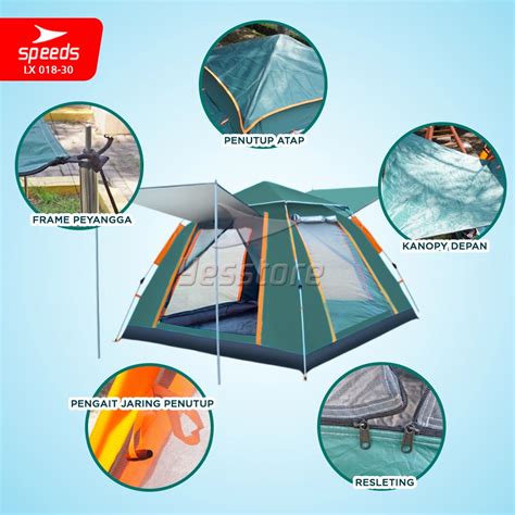 Jual Speeds Tenda Camping Lipat Untuk Orang Tenda Dome Manual Tenda