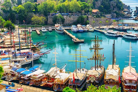 Old Antalya Marina In Kaleici Antalya Turkey Stock Photo Download