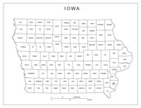 Iowa County Map