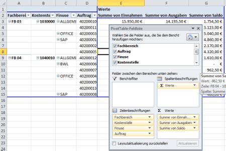 Andreas Unkelbach Blog Leerzeilen Bei Zeilenbeschriftungen In Excel