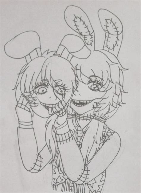 Glitchtrap And Vannymask By Beveragelassieladdie On Deviantart