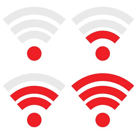 Wi Fi Signal Strength Connection Wireless And Strength Wi Fi Signal