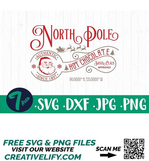 Hot Cocoa North Pole Christmas Svg North Pole Svg North P Inspire