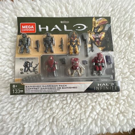 Mattel Toys Mega Construx Halo Banished Garrison Pack Halo Infinite Construction Set New