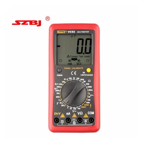 VC92 Digital Large Screen Multimeter To Measure Interphase Voltage