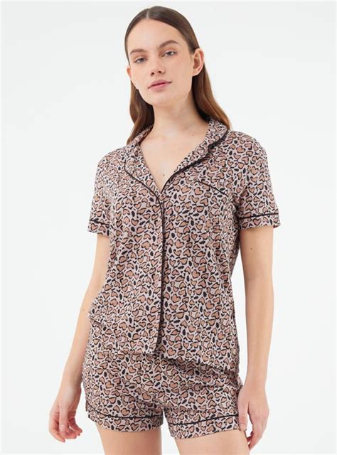 Ripley Pijama Camisera Mujer Marquis Nude Coraz N