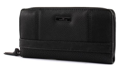 TOM TAILOR Geldbörse Juna Zip Around Wallet Black modeherz