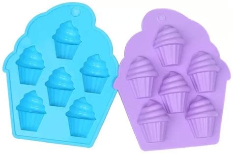 Molde Silicon 6 Mini Helados Chocolate Jabón Gomitas Resina MercadoLibre