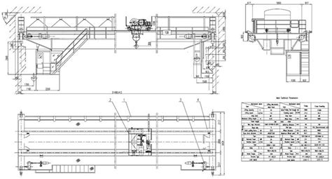 Double Girder Eot Crane Specifications 5 Ton 450 Ton Overhead