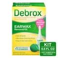 Debrox Ear Wax Removal Kit Ear Cleaning Rubber Bulb Syringe And 05 Fl